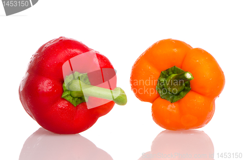 Image of Two fresh peppers 