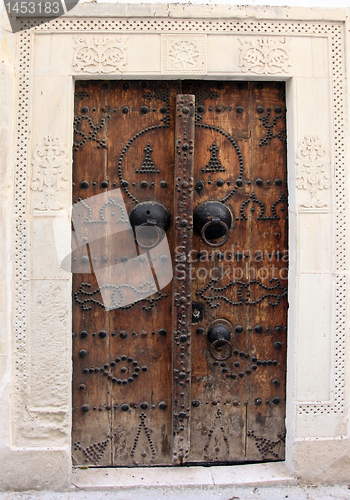 Image of Traditional door from Sousse, Tunis