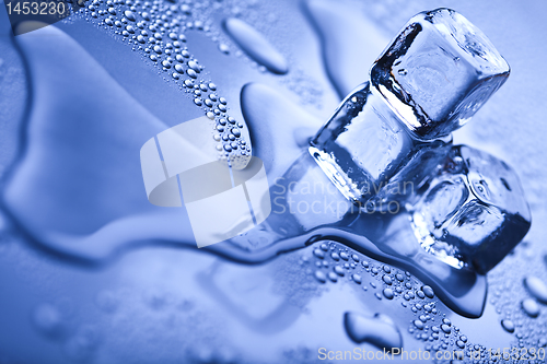 Image of Background with ice cubes 