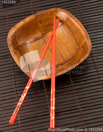 Image of Red chopsticks