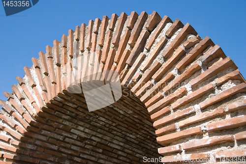 Image of Ancient arc from fortress in Hissar, Bulgaria, 4th century