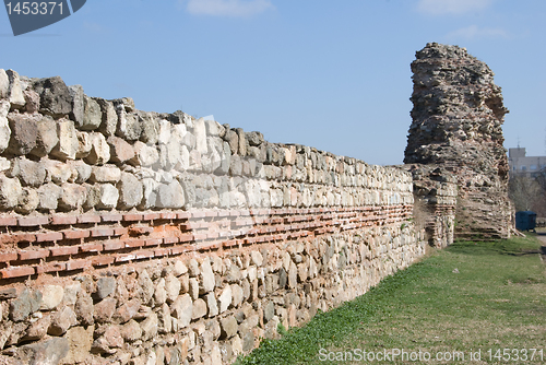 Image of The fotress wall in Hissar, Bulgaria