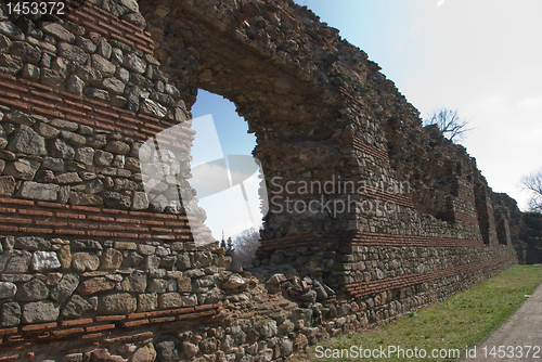 Image of Fotress wall in Hissar, Bulgaria