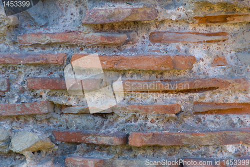 Image of Close up - Hissar fortress wall in Bulgaria
