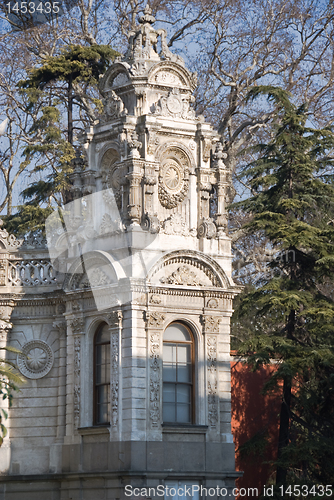 Image of Tower - Entrance of Dolmabache Palace - Close up