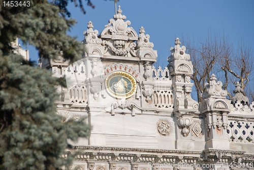 Image of Entrance of Dolmabache Palace - Close up