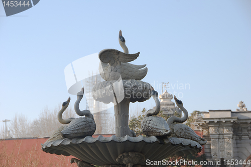 Image of Fountain in the Dolmabache square