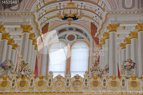Image of Balcony in the Main Hall of Dolma Bahche Palace- closeup