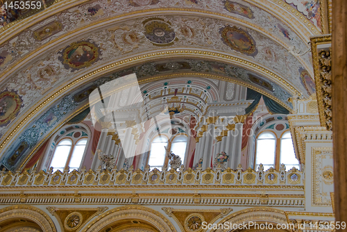 Image of Balcony in the Main Hall of Dolma Bahche Palace