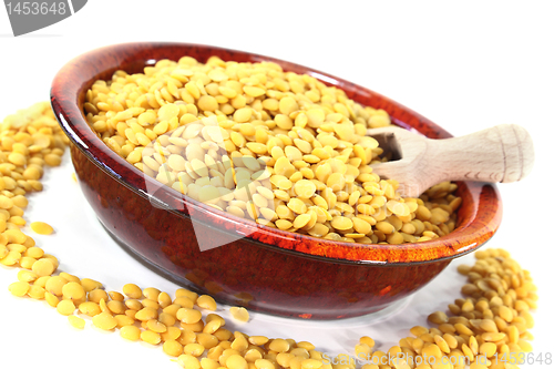 Image of yellow lentils