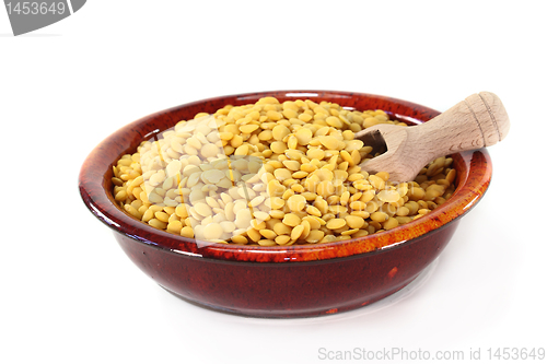 Image of yellow lentils
