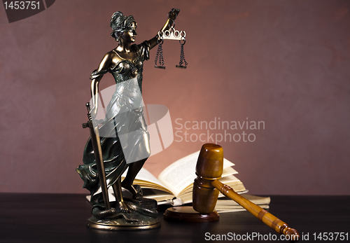 Image of Hammer and god of law 