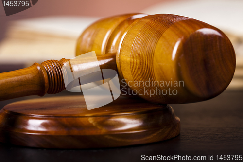 Image of Judges wooden gavel