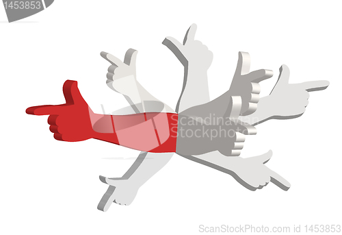 Image of Vector hands