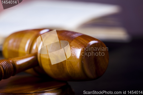 Image of Judges wooden gavel