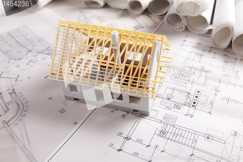 Image of Architecture model and plans