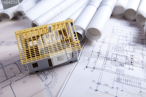 Image of Architecture model and plans