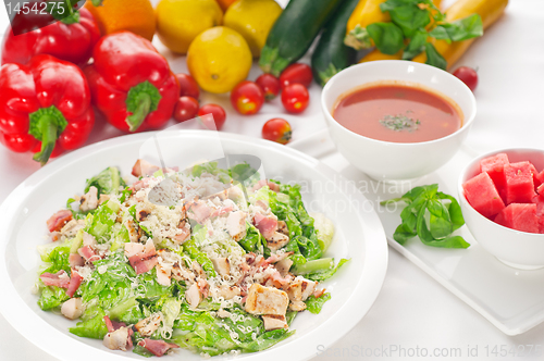 Image of fresh caesar salad