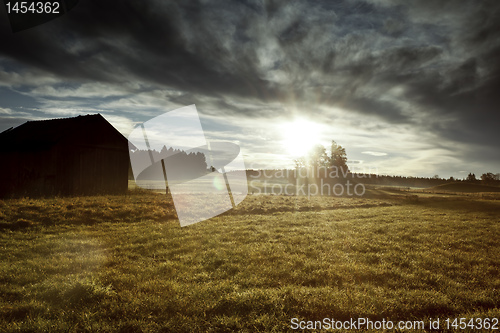 Image of dramatic sunset
