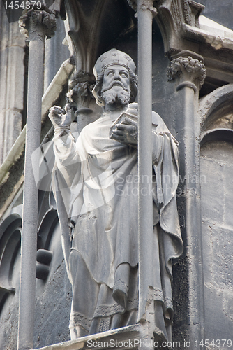 Image of St. Stephen Church in Vienna - statue