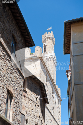 Image of tower in Volterra