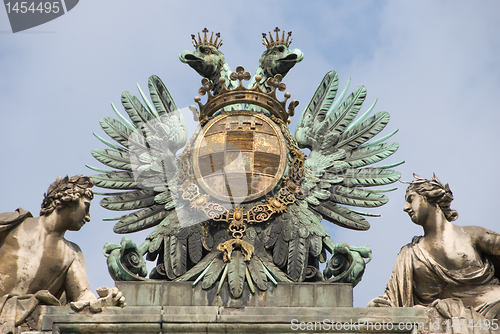 Image of Statue composition - Albertina, Vienna closeup