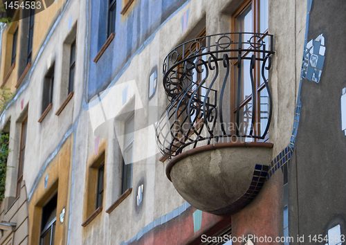 Image of Terrace-Hundertwasser Haus - Vienna