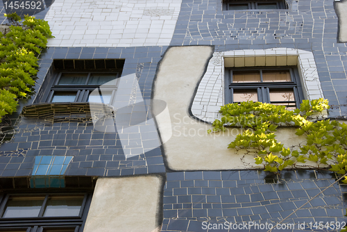 Image of Two windows - Hundertwasser House