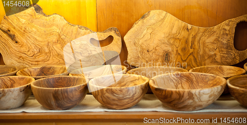 Image of Olive wood utensils