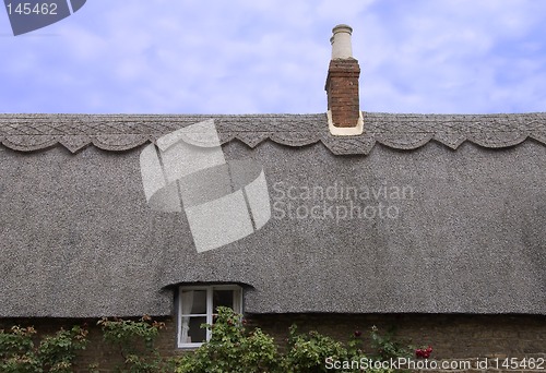Image of Thatched roof of an English cottage
