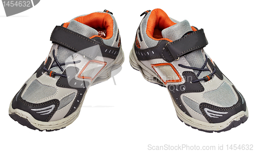 Image of Pair of modern running shoes