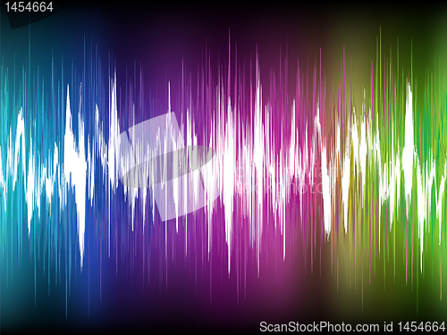 Image of Equalizer Abstract Sound Waves. EPS 8