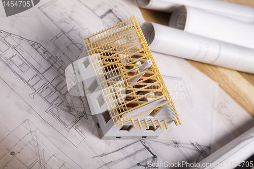 Image of Architecture model and plans