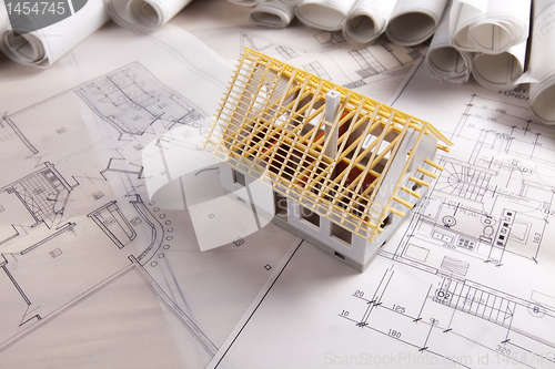 Image of Architecture model and plans