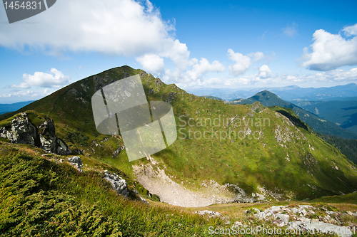 Image of Mountain landscape: Carpathians range 