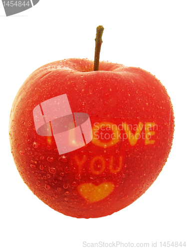 Image of Valentines Day apple