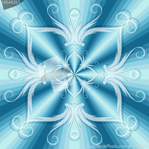 Image of Christmas blue seamless pattern