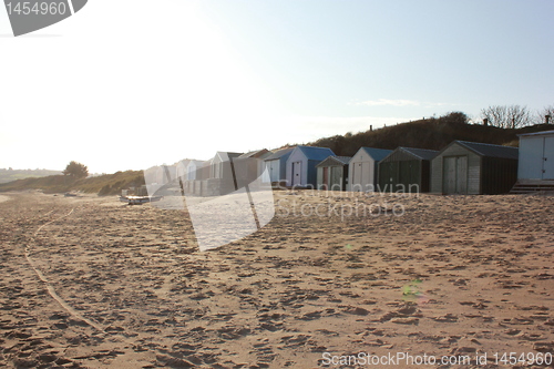 Image of beach huts