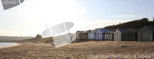 Image of beach huts