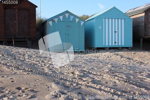 Image of beach huts