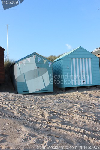 Image of beach huts