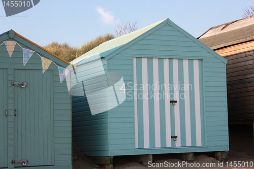 Image of beach huts