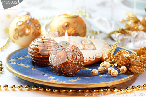 Image of Place setting for Christmas