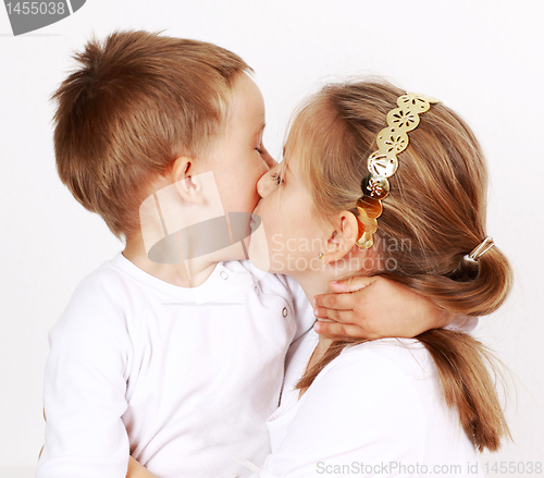 Image of Giving a kiss