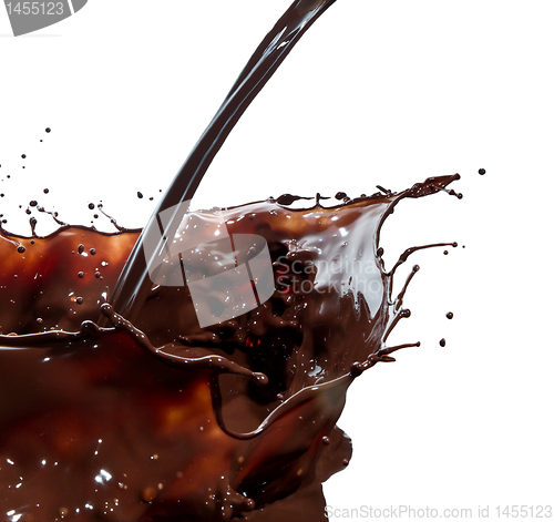 Image of pouring chocolate