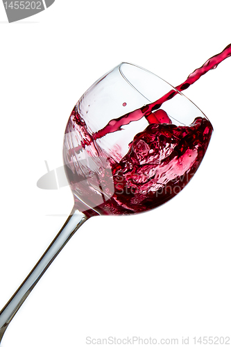 Image of pouring red wine 