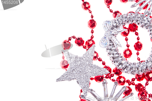 Image of christmas decoration set