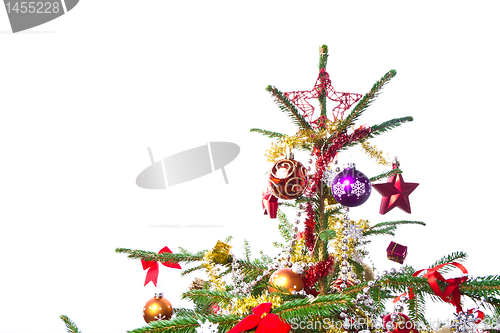 Image of decorated christmas tree