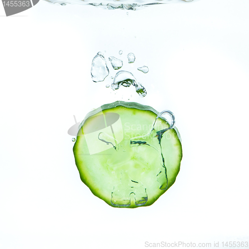 Image of cucumber in water