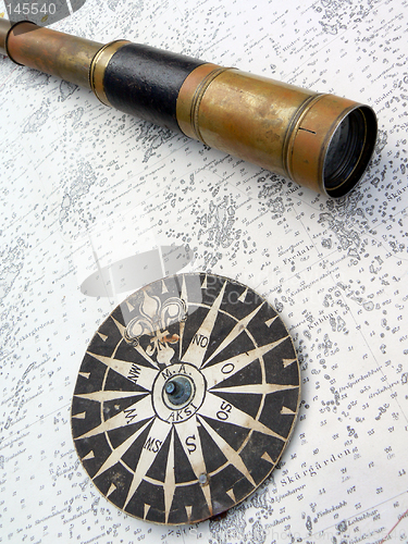 Image of Compass on map